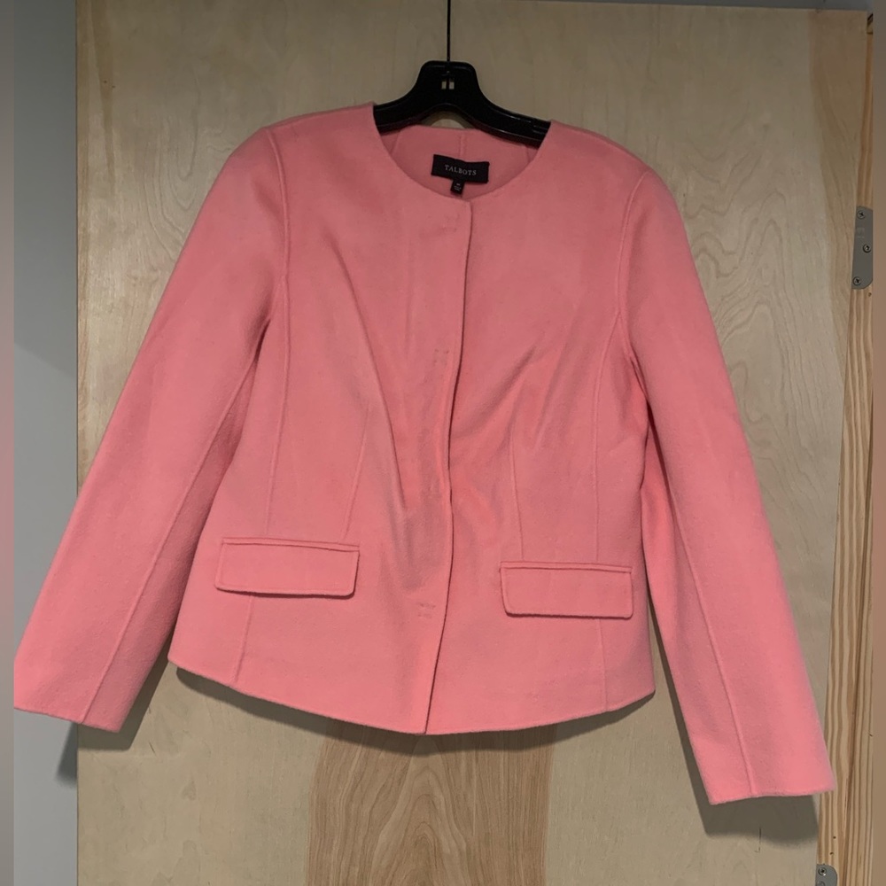 Salmon Pink Suit Jacket